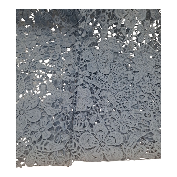 URSIME Blue Jeans Womens Plus Size 4XL Lace Cut Out Patchwork Leg Pants 🔥 - Picture 8 of 14